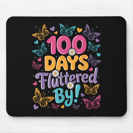 100人の日が子どもたちを混乱させる100日目 マウスパッド (正面)