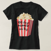 100人の日が学校の100日目に誕生 Tシャツ (デザイン正面)