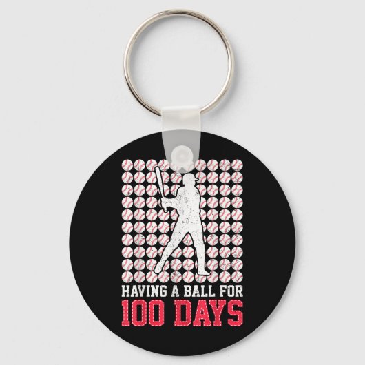 100人の日が少年のために100th日 キーホルダー (正面)