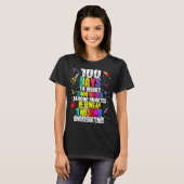 100人の日が幼稚園素晴らしの第100回 Tシャツ (正面フル)