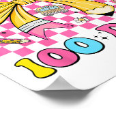 100人の日が100日目の学校 ポスター (角)