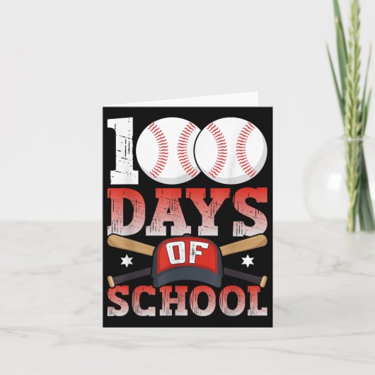 100人の日が100日目の学生 カード (正面)
