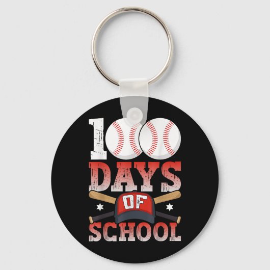 100人の日が100日目の学生 キーホルダー (正面)