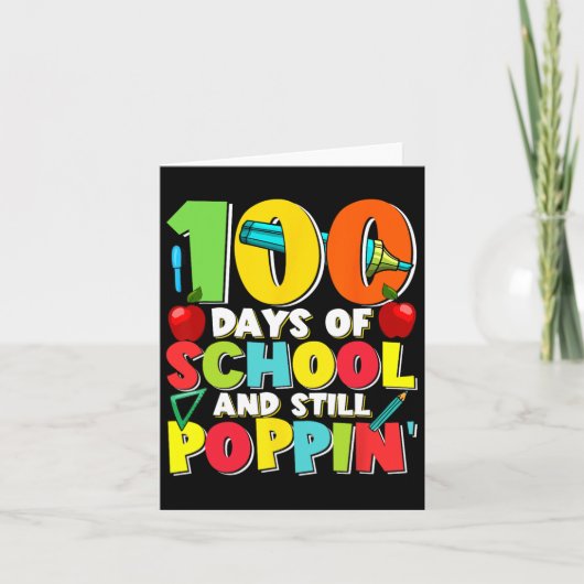 100人の日とスティルポピンキッズコスチューム100日目 カード (正面)