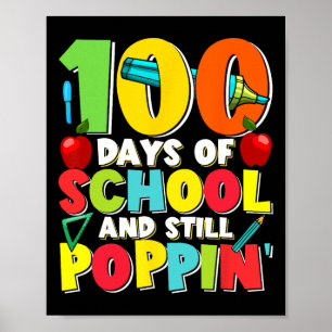 100人の日とスティルポピンキッズコスチューム100日目 ポスター