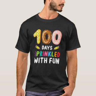 100人の日に100日目のおもしろいを振りかける Tシャツ
