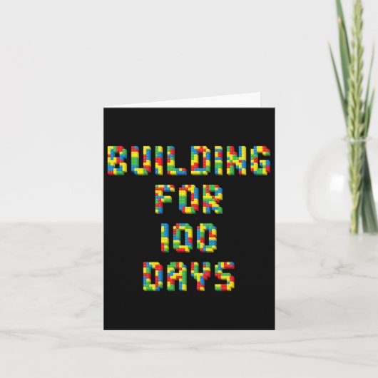 100人の日のために幸せな100日の学校の子供1 カード (正面)