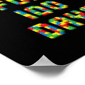 100人の日のために幸せな100日の学校の子供1 ポスター (角)