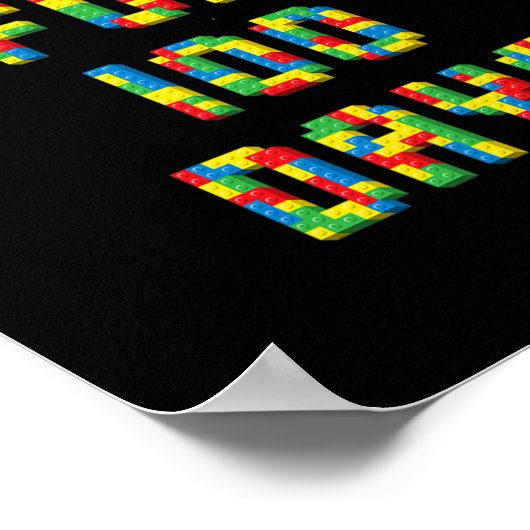 100人の日のために幸せな100日の学校の子供 ポスター (角)