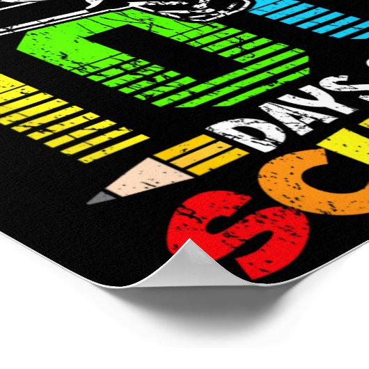 100人の日を粉砕した少年の子供100日目 ポスター (角)