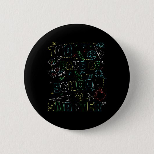100人の日頭が切れるが幸せな100日 缶バッジ (正面)