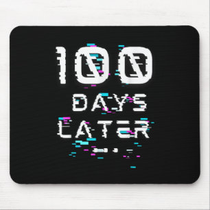 100人の日100日後の学校問題 マウスパッド