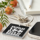 100人の日・スクール・サッカーを通り抜けた キーホルダー (正面右)