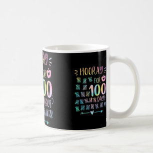 100人の日Teacのための学校休日の幸せな100日 コーヒーマグカップ