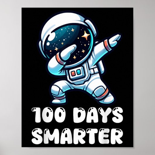 100人の頭が切れる日が宇宙飛行士をダビング100日目 ポスター (正面)