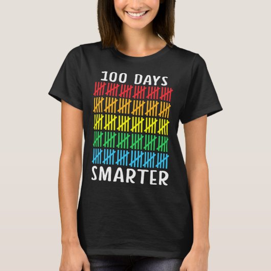 100人の頭が切れる日学生先生の子供たち100日目 Tシャツ (正面)