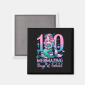100人学校のマーメイドの日100日 マグネット (正面/裏面)