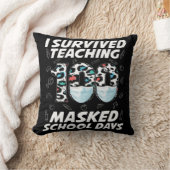 100人生き延びの仮面の学校日 クッション (ブランケット)