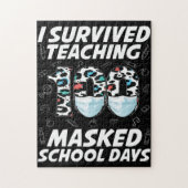 100人生き延びの仮面の学校日 ジグソーパズル (縦)