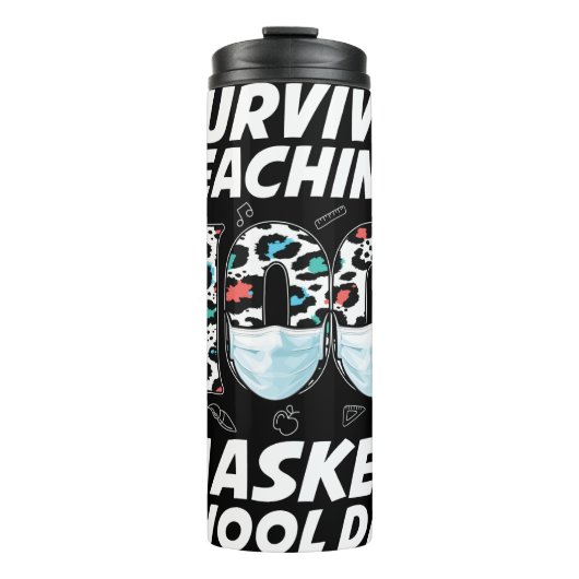 100人生き延びの仮面の学校日 タンブラー (正面)