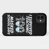 100人生き延びの仮面の学校日 Case-Mate iPhoneケース (裏面(横))