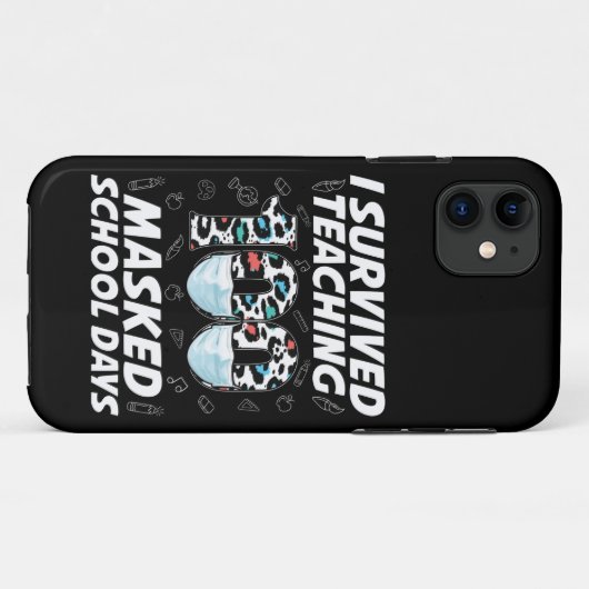 100人生き延びの仮面の学校日 Case-Mate iPhoneケース (裏面(横))