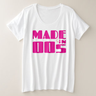 100代で製造 プラスサイズTシャツ
