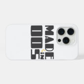 100代で製造 iPhoneケース (裏面横)