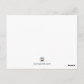 100以上の結晶の宝石ミネラルバレンタインデーハート ポストカード (裏面)