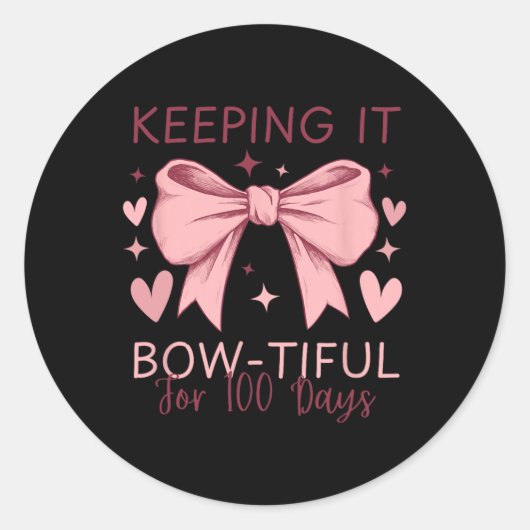 100保日コケットBow Teac ラウンドシール (正面)