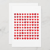 100個のハート、100のいいね シーズンカード (正面/裏面)