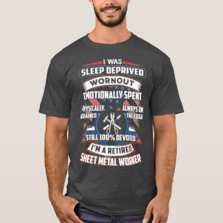 100個分退職した割シートメタル作業者フード付きスウェットシャツT Tシャツ