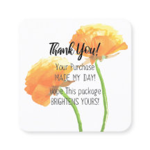 100個。フラットサンキューカード – スモールビジネス