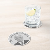 100兆ドルのプラチナコイン ラウンドペーパーコースター (インサイチュ)