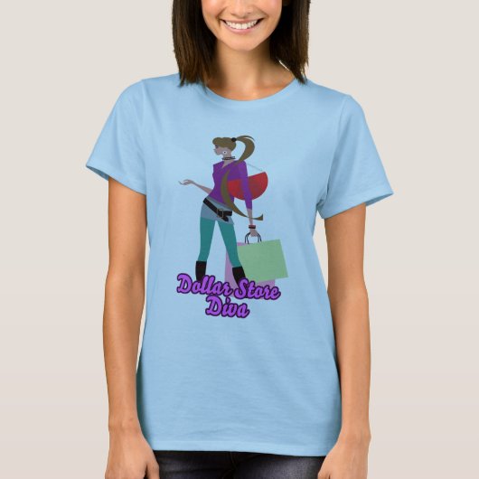 100円ショップの女王様 Tシャツ (正面)