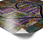 100前向き語 フォトプリント            (角)