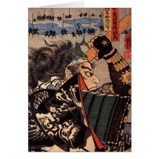 100勇敢な大将の日本のな武士の絵画