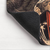 100勇敢な大将の日本のな武士の絵画 マウスパッド (コーナー)