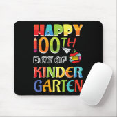 100名の日が楽しい幼稚園100日目 マウスパッド (マウス)