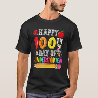 100名の日が楽しい幼稚園100日目 Tシャツ