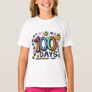 100名の日が楽しめる学校 – 100日目 Tシャツ