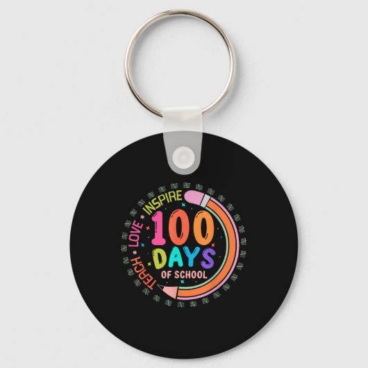 100名の日教えが100日インスパイアに愛校百名 キーホルダー (正面)