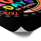 100名の日教えが100日インスパイアに愛校百名 ポスター (角)