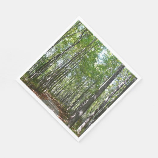 100周年の木道IIエリコットシティメリーランド スタンダードランチョンナプキン (角)