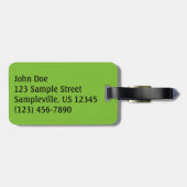 100周年の木道IIエリコットシティメリーランド ラゲッジタグ (裏面横)