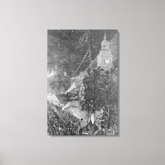 100周年の4回目 キャンバスプリント (正面)