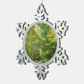 100周年ウッドメットパスIエリコットシティ自然 スノーフレークピューターオーナメント (右)