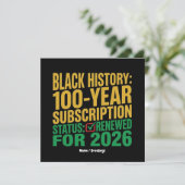 100周年ブラックヒストリー購読ステータス更新 招待状 (スタンド正面)