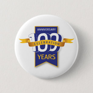 100周年記念デザイン 缶バッジ