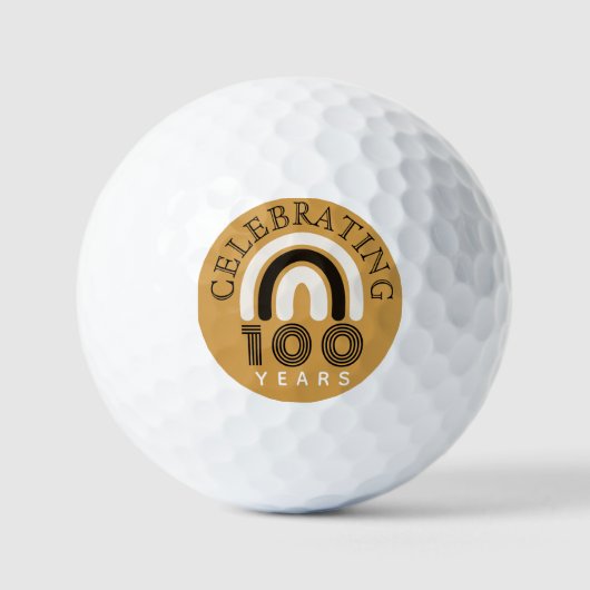 100周年記念モダンデザイン ゴルフボール (正面)